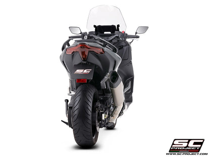 YAMAHA TMAX 560 (2025 - 2026) 2-1 Stainless steel full exhaust system, with SC1-R titanium exhaust