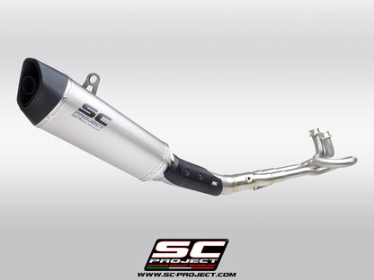 YAMAHA TMAX 560 (2025 - 2026) 2-1 Stainless steel full exhaust system, with SC1-R titanium exhaust