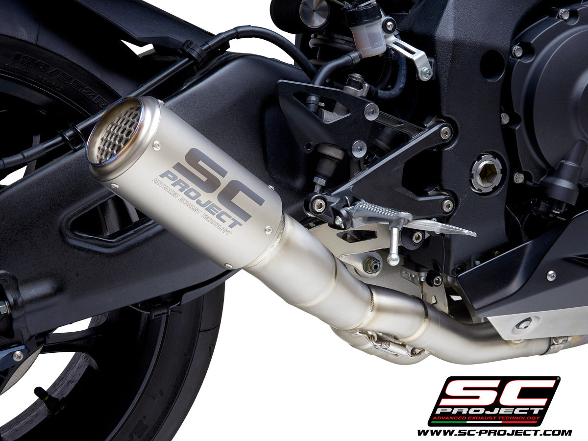 YAMAHA YZF R1 (2026) - R1M CR-T Muffler, with de-cat link pipe and titanium mesh on exit pipe