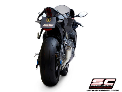 YAMAHA YZF R1 (2026) - R1M CR-T Muffler, with de-cat link pipe and titanium mesh on exit pipe