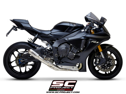 YAMAHA YZF R1 (2026) - R1M CR-T Muffler, with de-cat link pipe and titanium mesh on exit pipe
