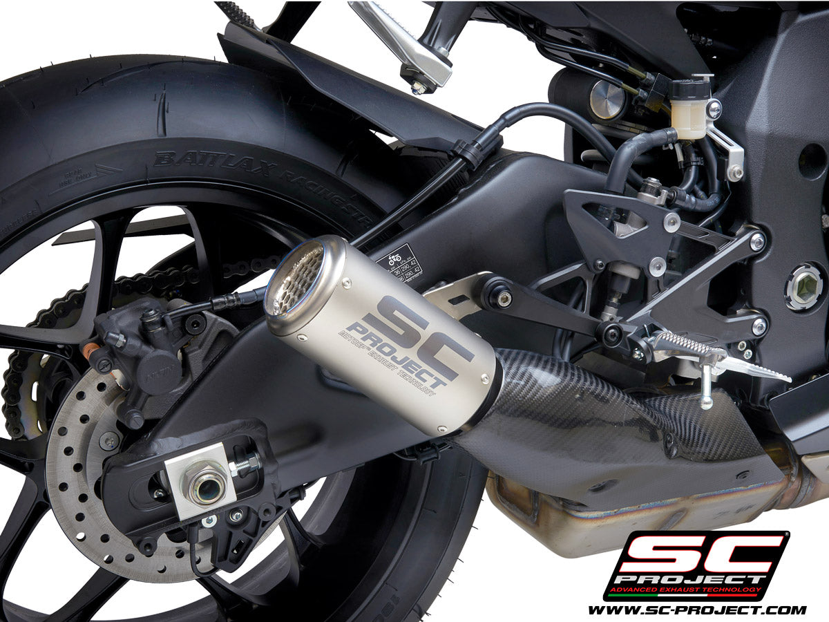 YAMAHA YZF R1 (2021-2025) - R1M CR-T Muffler, with Titanium mesh on exit muffler