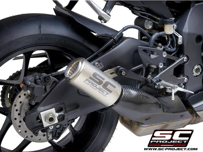 YAMAHA YZF R1 (2021-2025) - R1M CR-T Muffler, with Titanium mesh on exit muffler