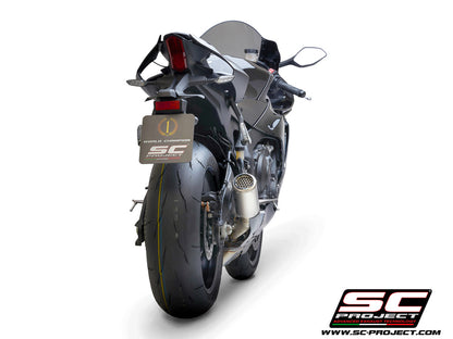 YAMAHA YZF R1 (2021-2025) - R1M CR-T Muffler, with Titanium mesh on exit muffler