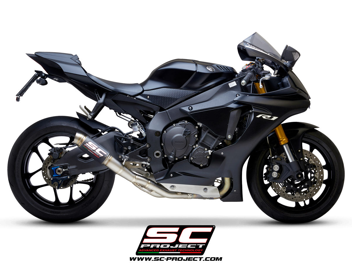 YAMAHA YZF R1 (2026) - R1M GP70-R Muffler, with Titanium end cap, with de-cat link pipe