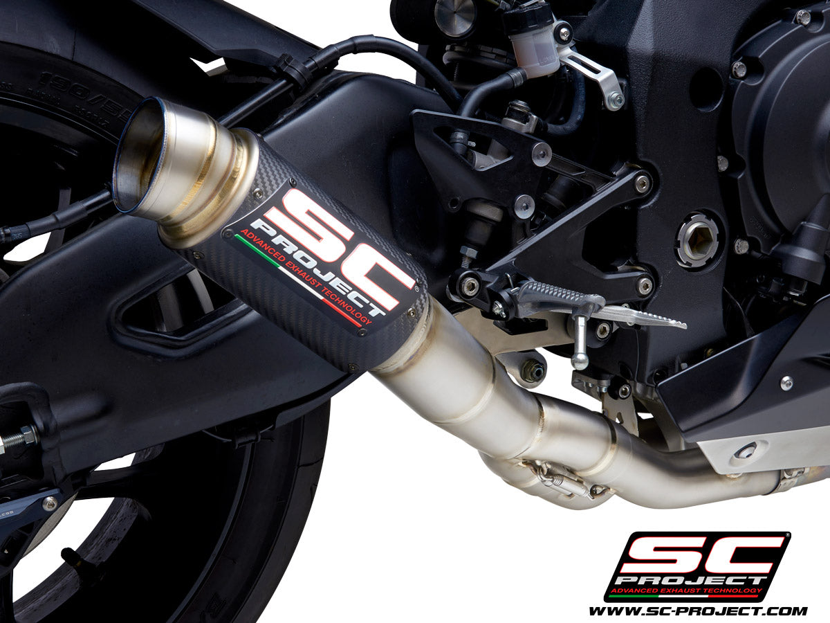 YAMAHA YZF R1 (2026) - R1M GP70-R Muffler, with Titanium end cap, with de-cat link pipe