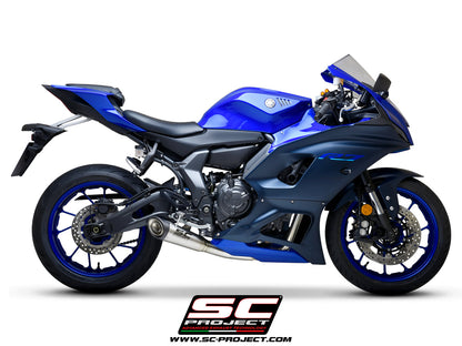 Yamaha YZF R7 (2026) 2-1 Stainless steel full exhaust system, with S1 stainless steel exhaust