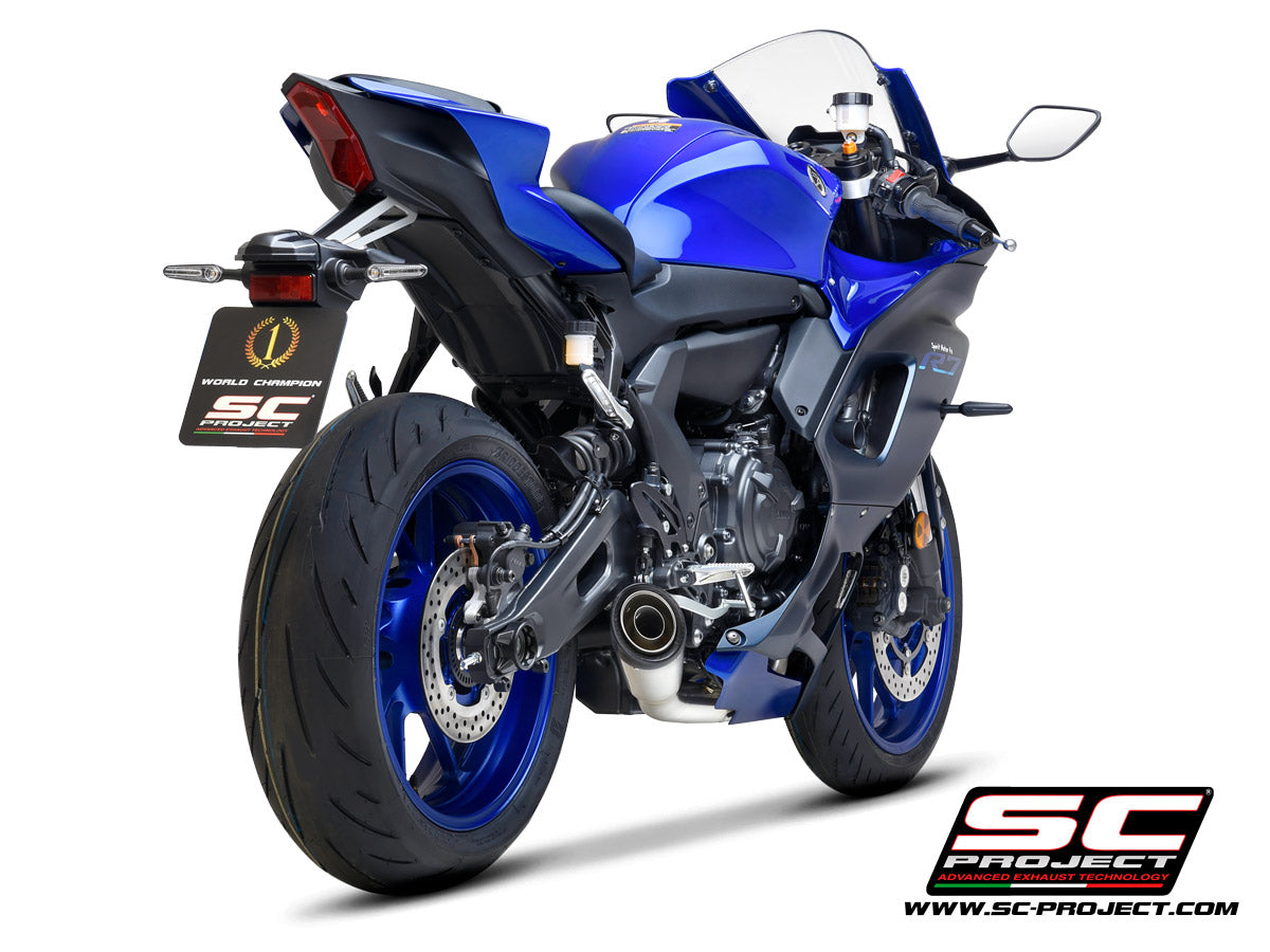 Yamaha YZF R7 (2026) 2-1 Stainless steel full exhaust system, with S1 stainless steel exhaust