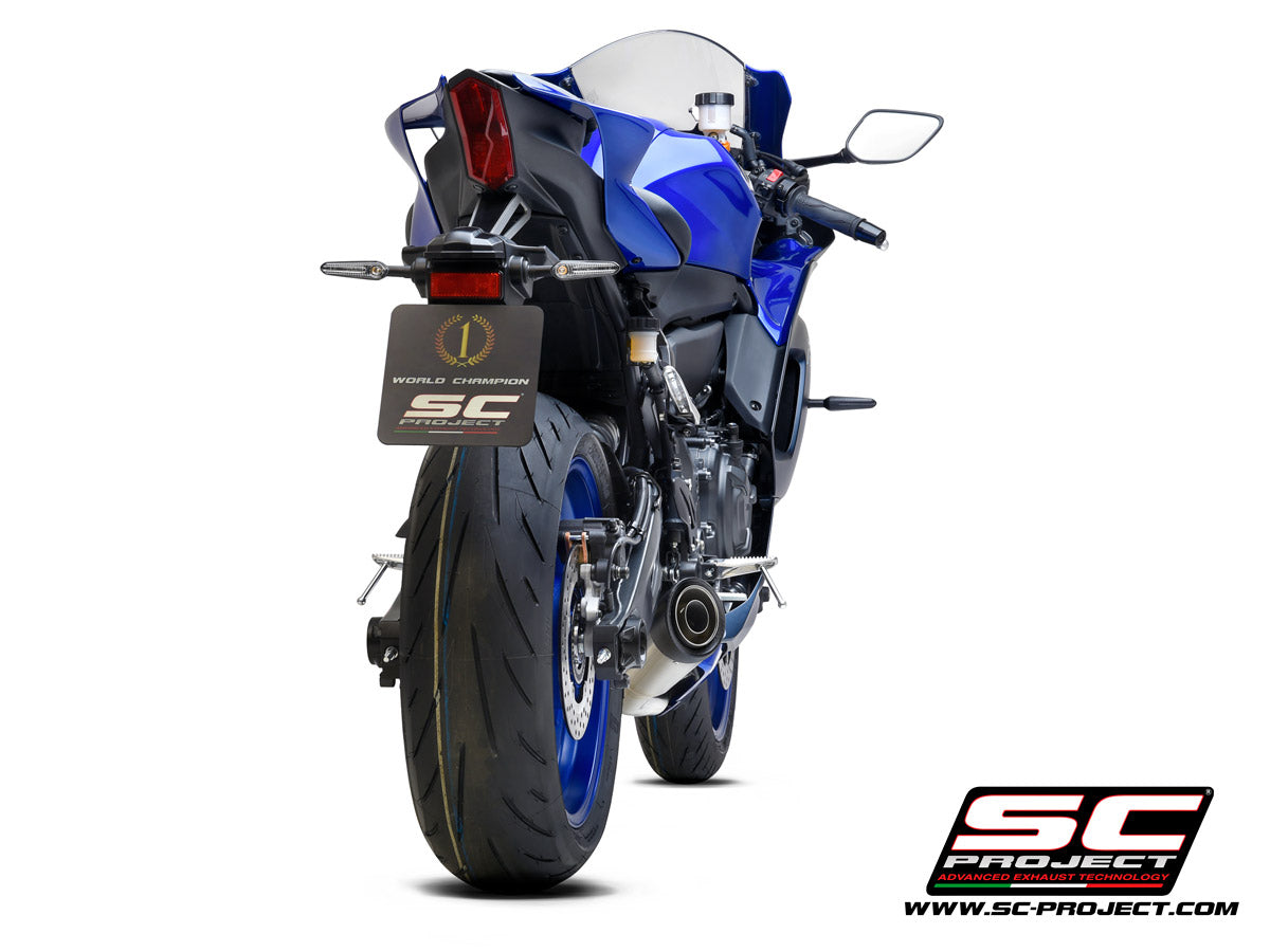 Yamaha YZF R7 (2026) 2-1 Stainless steel full exhaust system, with S1 stainless steel exhaust