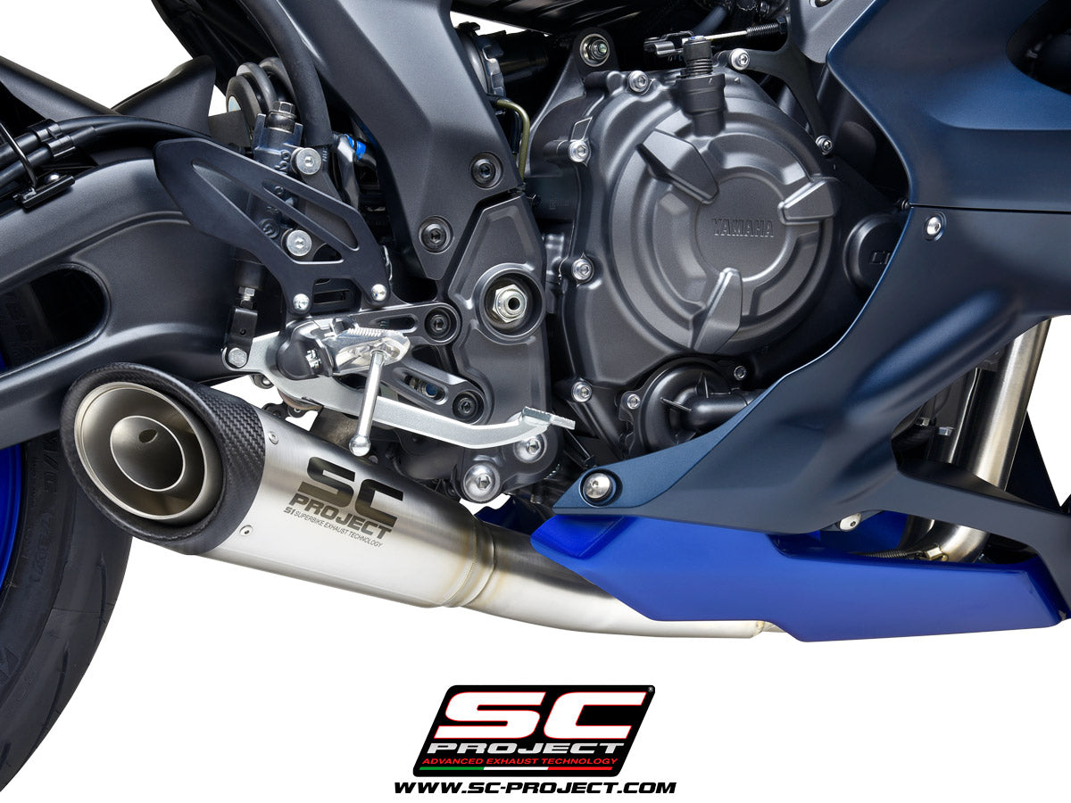 Yamaha YZF R7 (2026) 2-1 Stainless steel full exhaust system, with S1 stainless steel exhaust