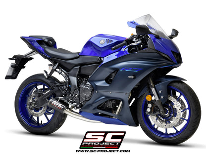 YAMAHA YZF R7 (2026) Full 2-1 stainless steel exhaust system, with CR-T muffler - Racing