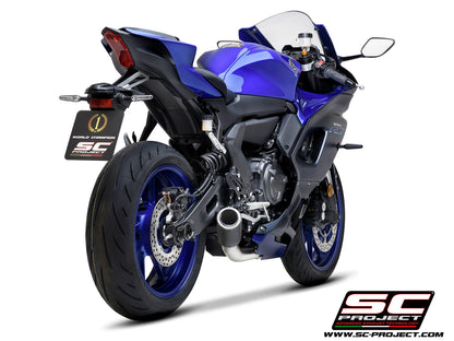 YAMAHA YZF R7 (2026) Full 2-1 stainless steel exhaust system, with CR-T muffler - Racing