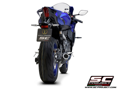 YAMAHA YZF R7 (2026) Full 2-1 stainless steel exhaust system, with CR-T muffler - Racing
