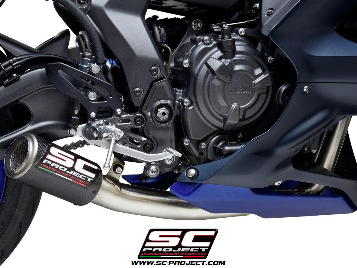 YAMAHA YZF R7 (2026) Full 2-1 stainless steel exhaust system, with CR-T muffler - Racing