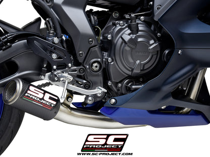 YAMAHA YZF R7 (2026) Full 2-1 stainless steel exhaust system, with CR-T muffler - Racing
