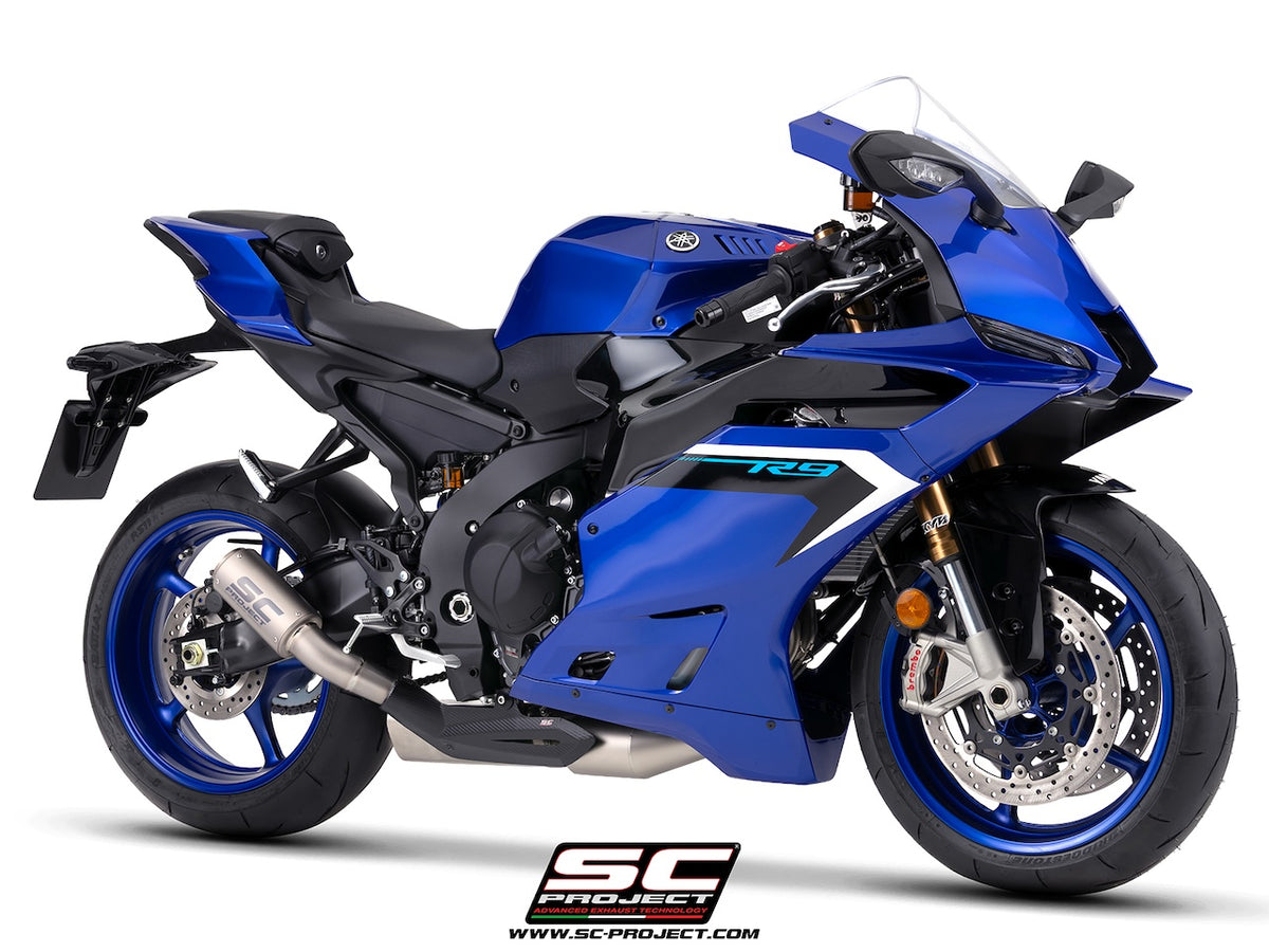 YZF R9 (2025 - 2026) 3-1 stainless steel full exhaust system, with CR-T titanium exhaust , with stoneguard grid