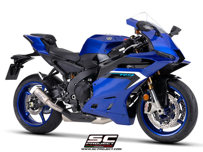 YZF R9 (2025 - 2026) 3-1 stainless steel full exhaust system, with CR-T titanium exhaust , with stoneguard grid