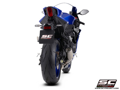 YZF R9 (2025 - 2026) 3-1 stainless steel full exhaust system, with CR-T titanium exhaust , with stoneguard grid