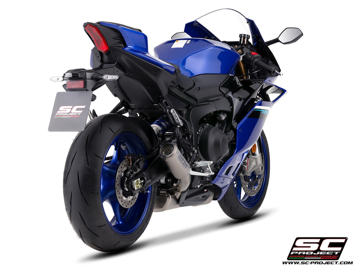 YZF R9 (2025 - 2026) 3-1 stainless steel full exhaust system, with CR-T titanium exhaust , with stoneguard grid