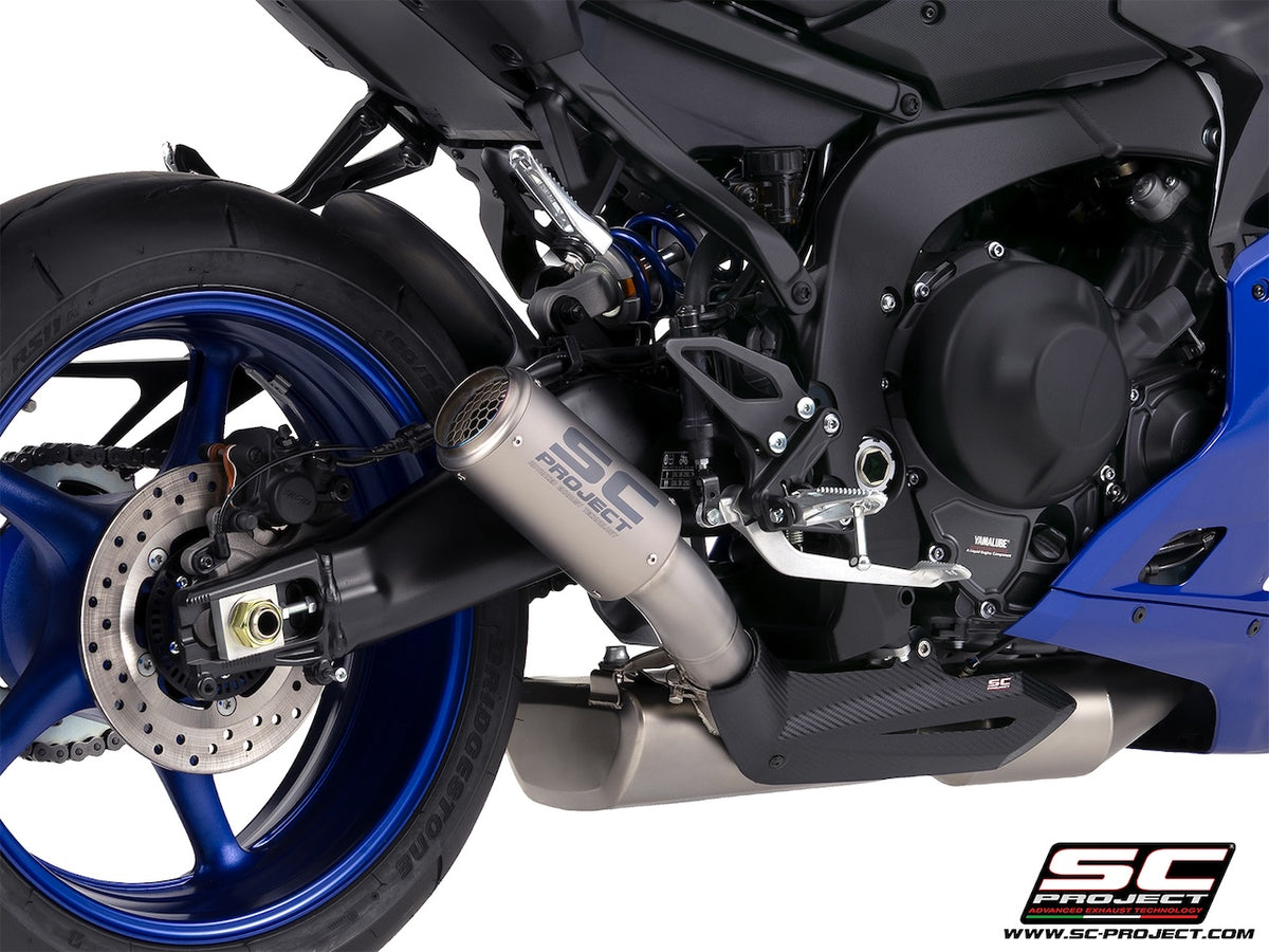 YZF R9 (2025 - 2026) 3-1 stainless steel full exhaust system, with CR-T titanium exhaust , with stoneguard grid