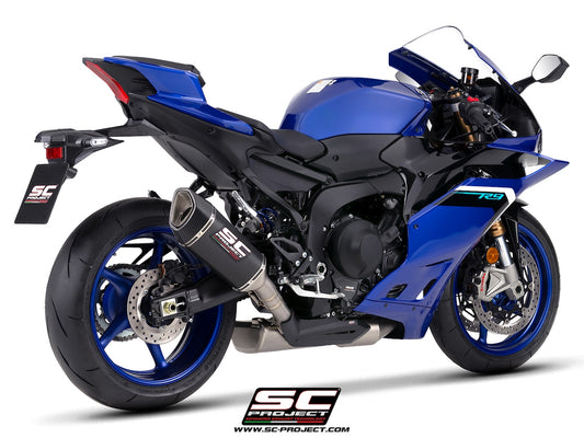 YZF R9 (2025 - 2026) 3-1 stainless steel full exhaust system, with SC1-R carbon fibre exhaust