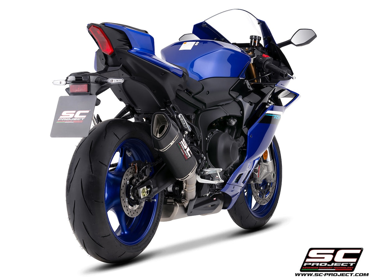 YZF R9 (2025 - 2026) 3-1 stainless steel full exhaust system, with SC1-R carbon fibre exhaust