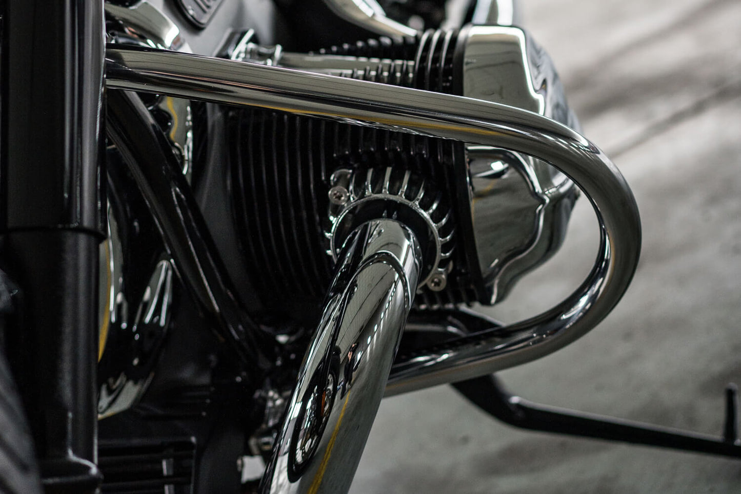 engine protection bar - chromed