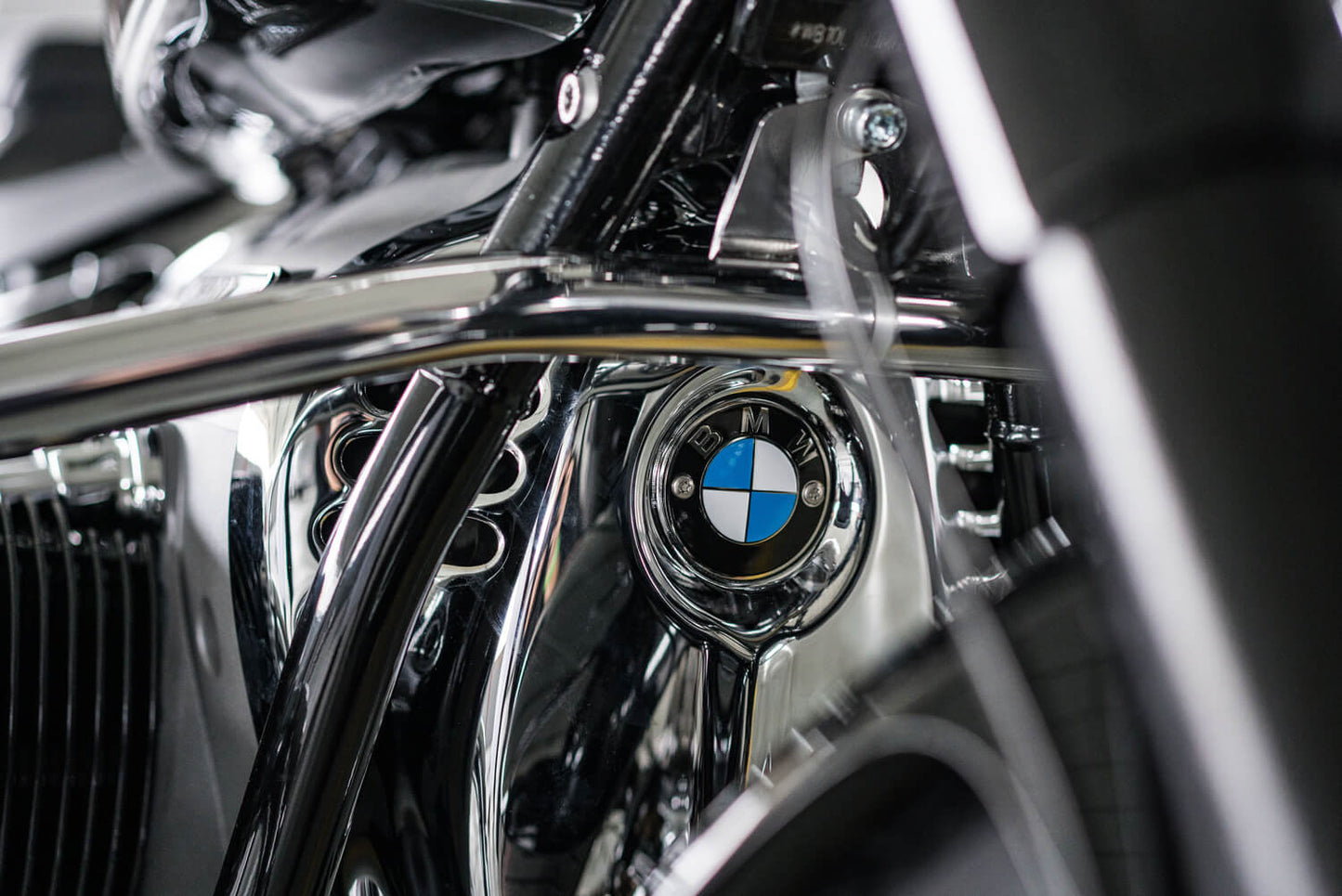 engine protection bar - chromed