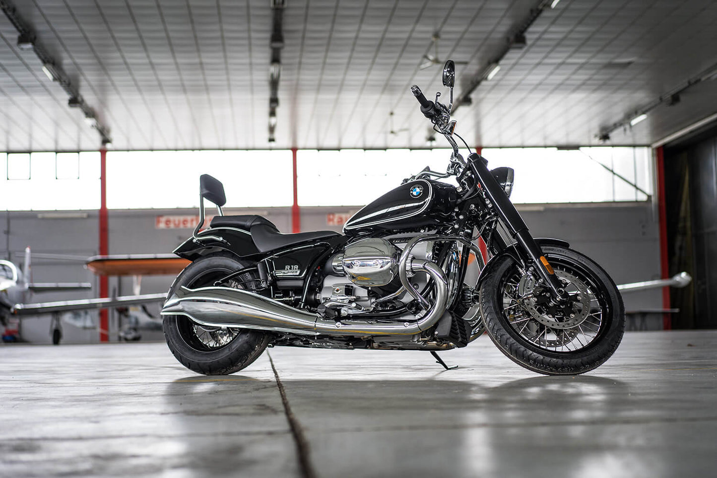 engine protection bar - chromed