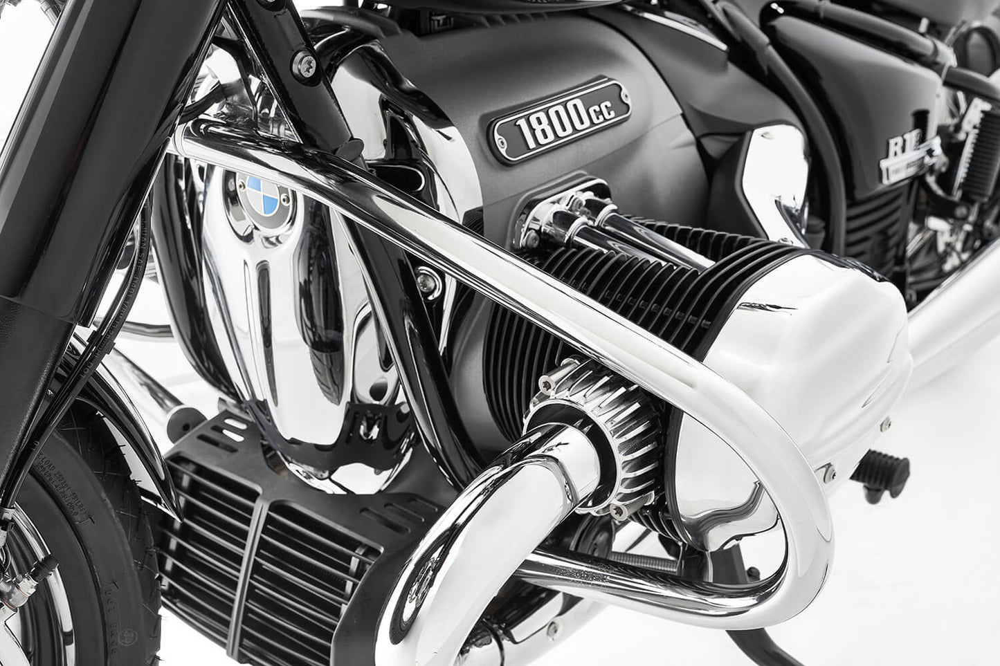 engine protection bar - chromed