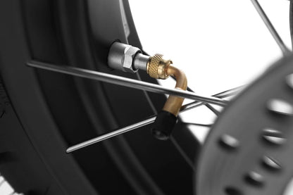 90 Valve stem adapter