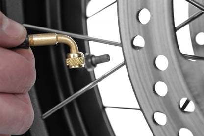 90 Valve stem adapter