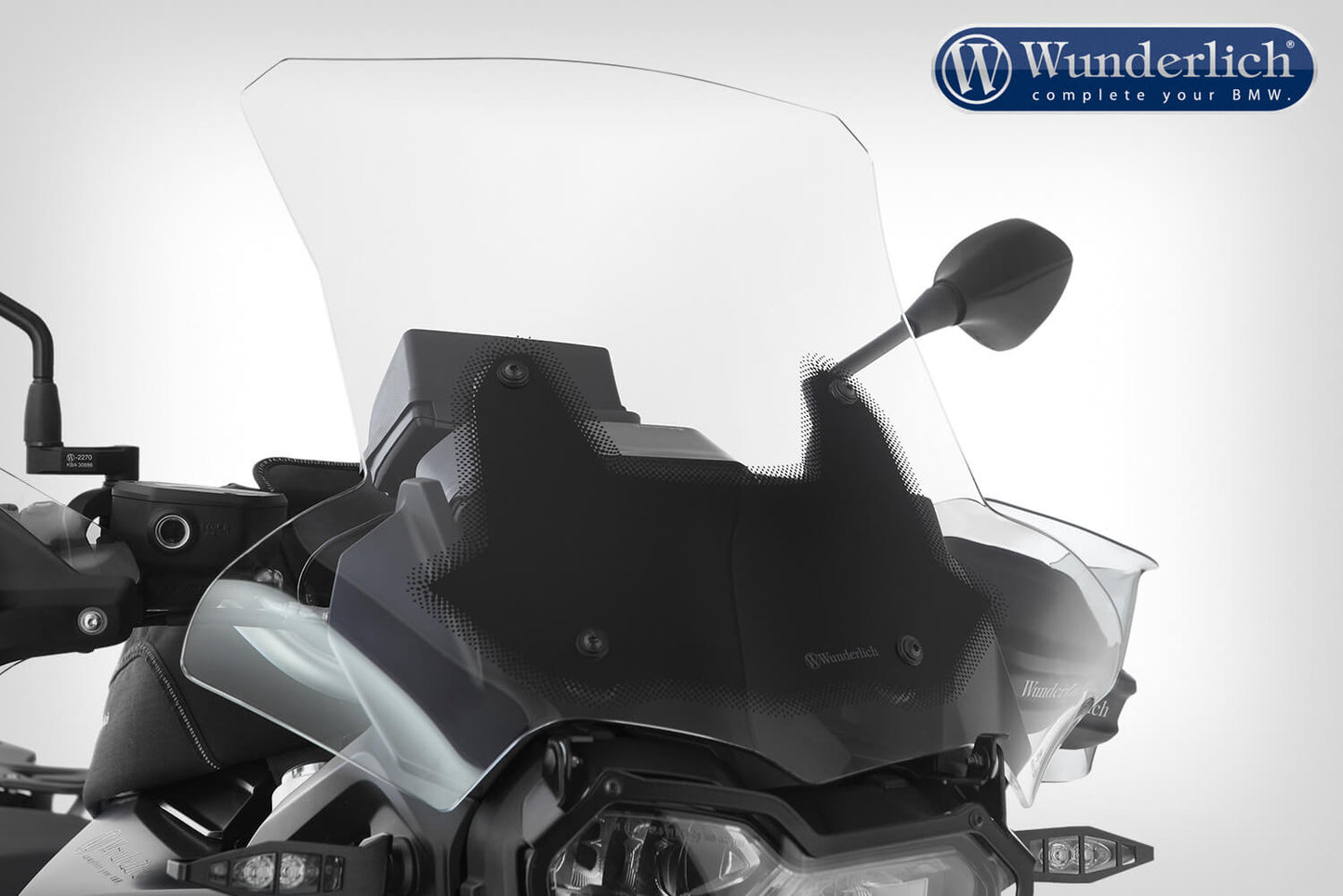 windshield MARATHON – Carrier long (160mm) – clear