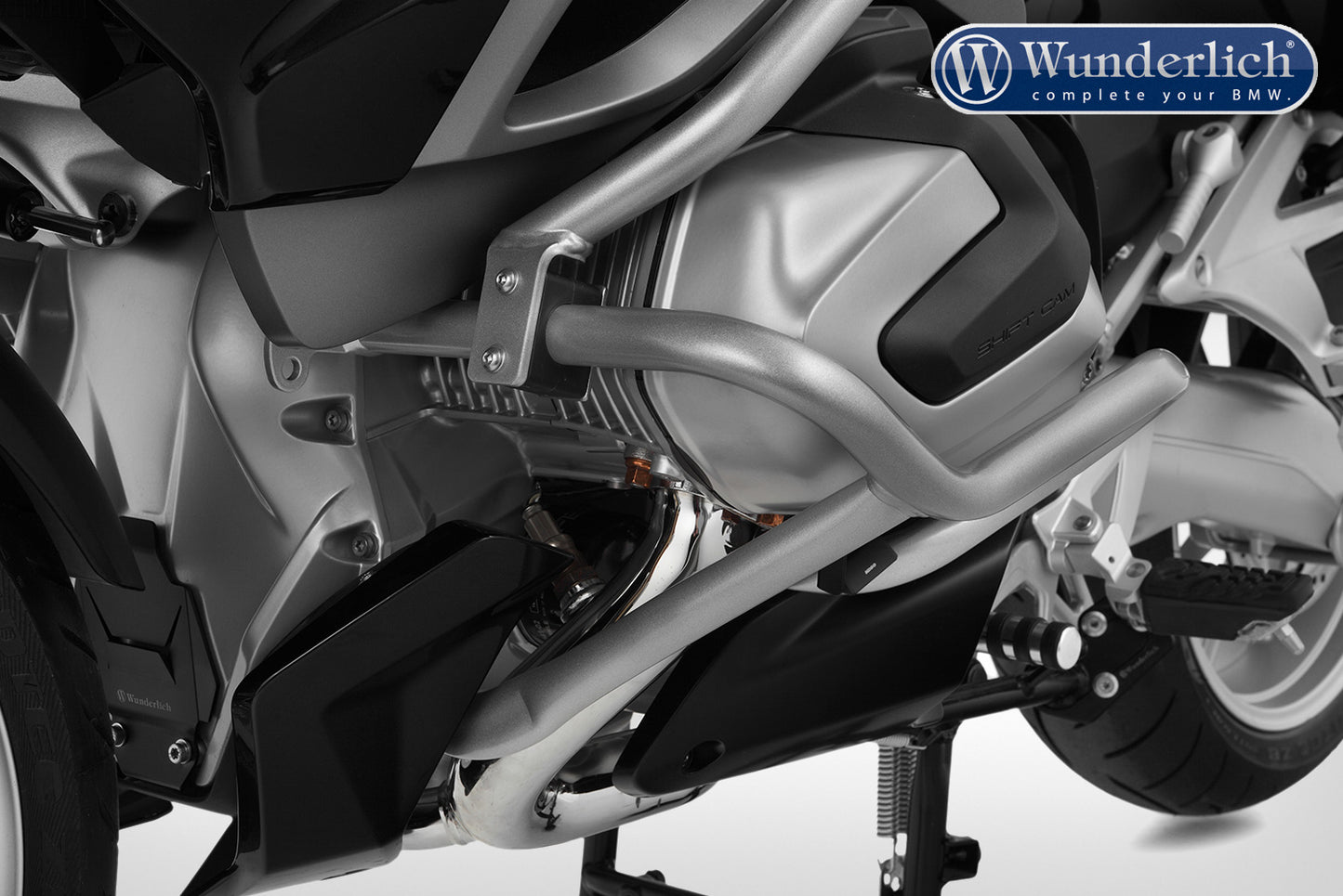 engine protection bar - silver