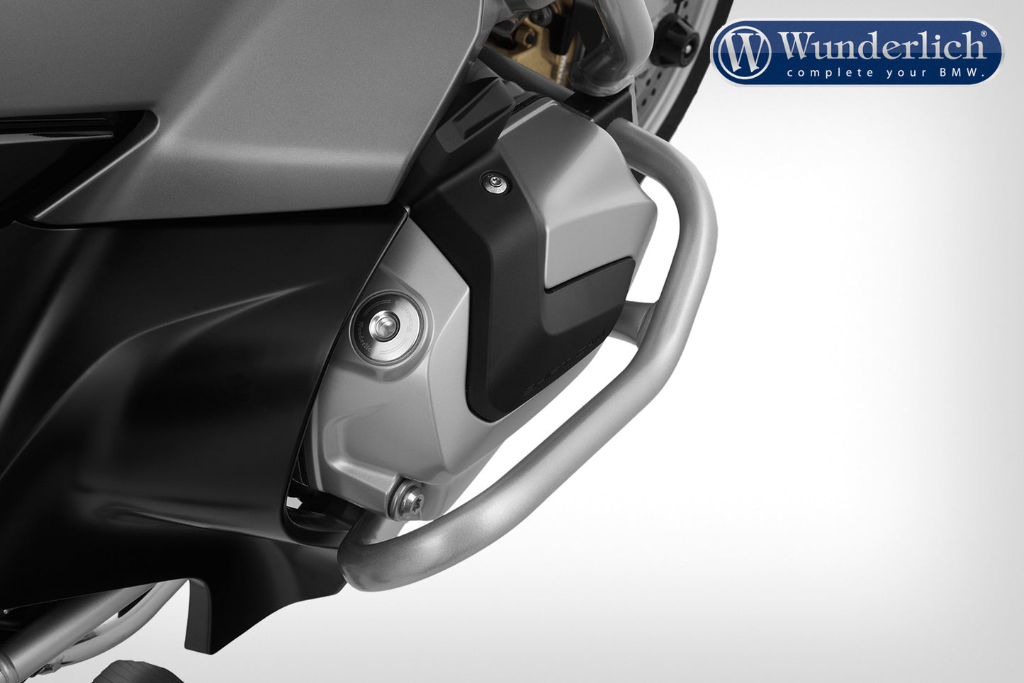 engine protection bar - silver