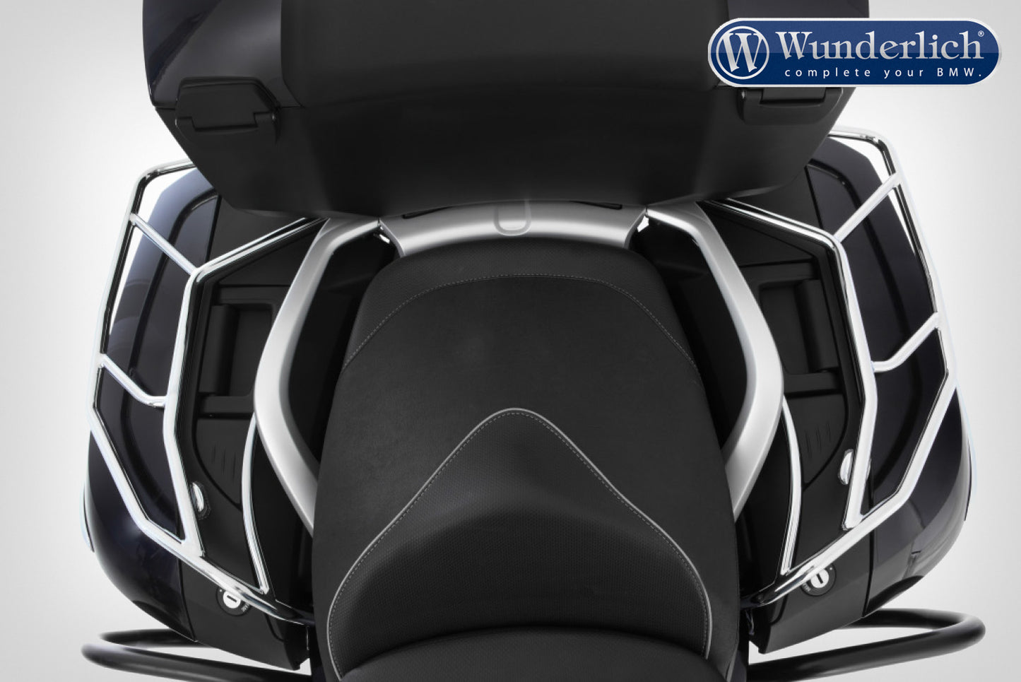 luggage rails for original case - left - chromed