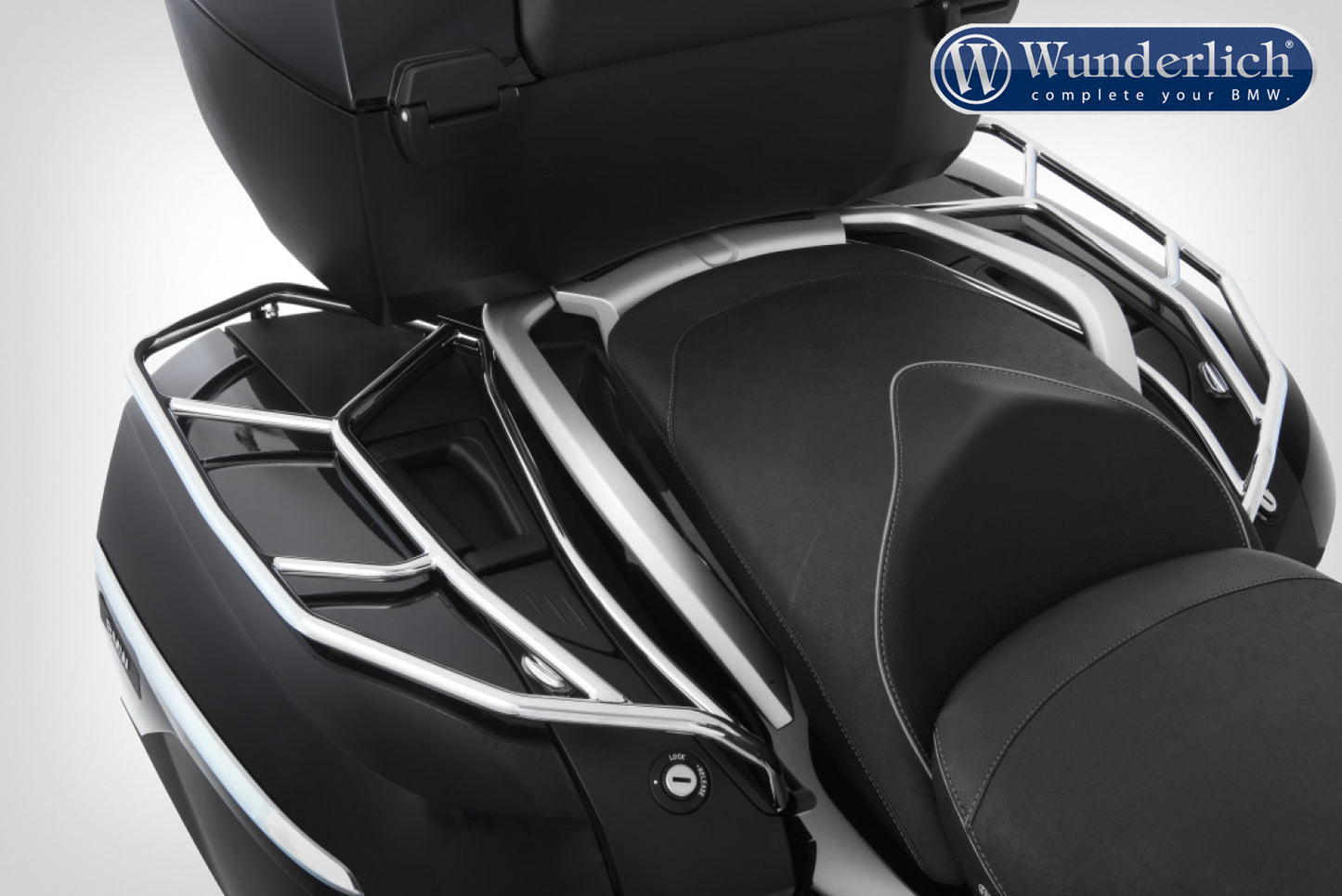 luggage rails for original case - left - chromed