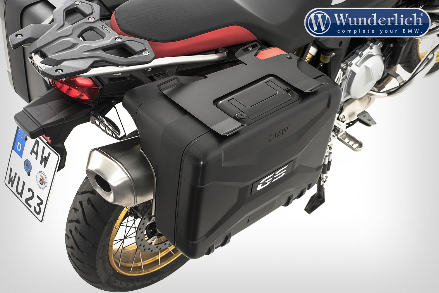 Luggage rails for original Vario case F 750 / 850 GS - Set - black