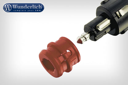 Angled dual USB charging plug