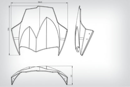 Windshield Flowjet - black