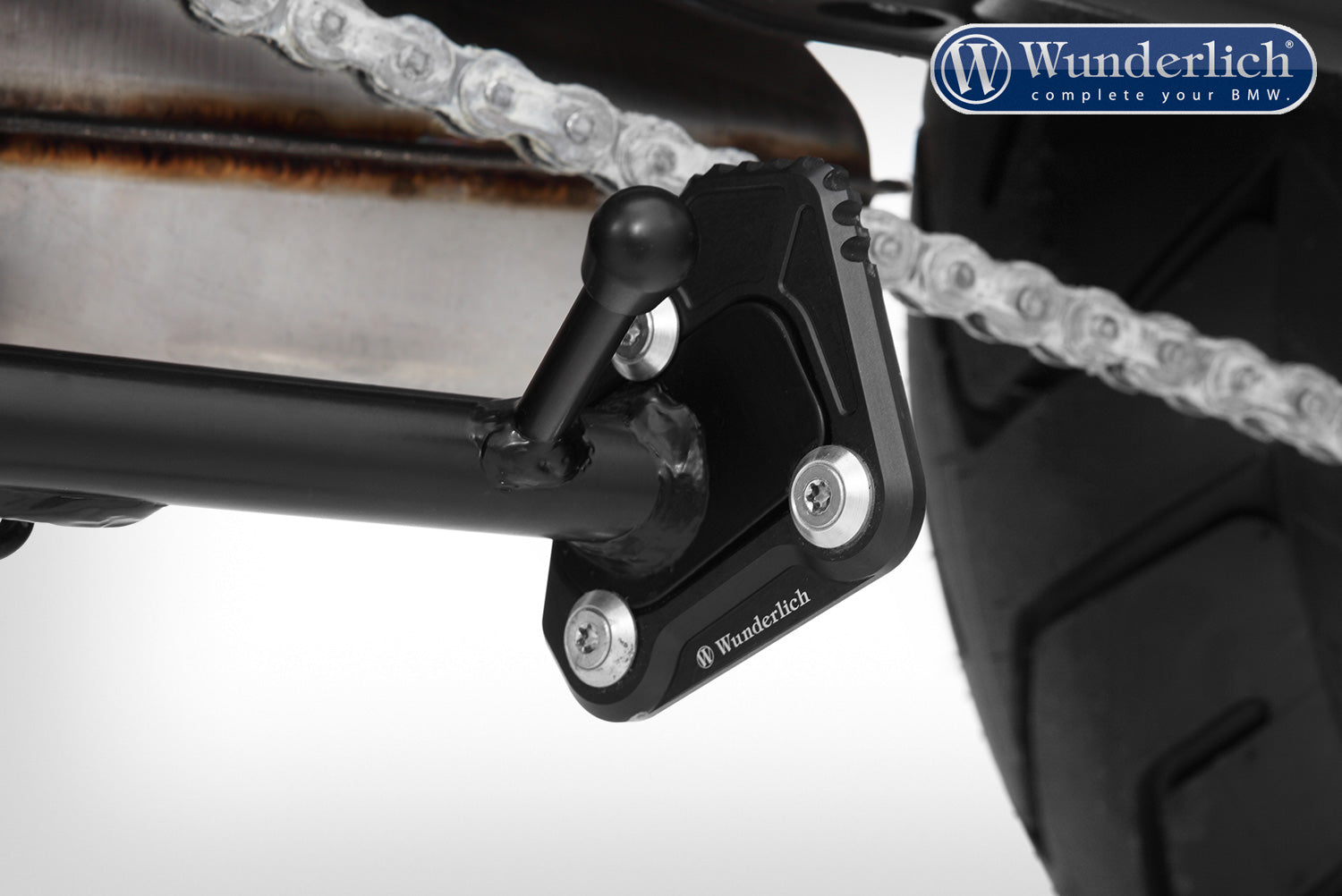 Wunderlich Side stand enlarger - black