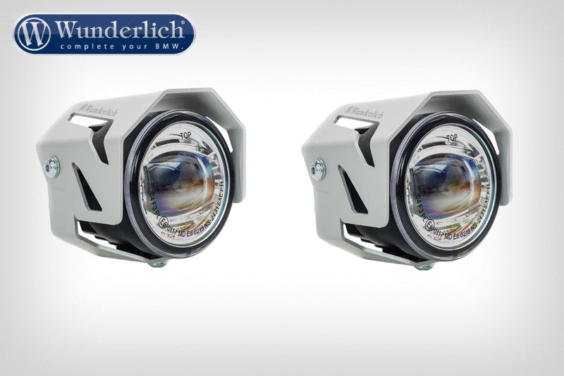 LED additional head light ATON – silver