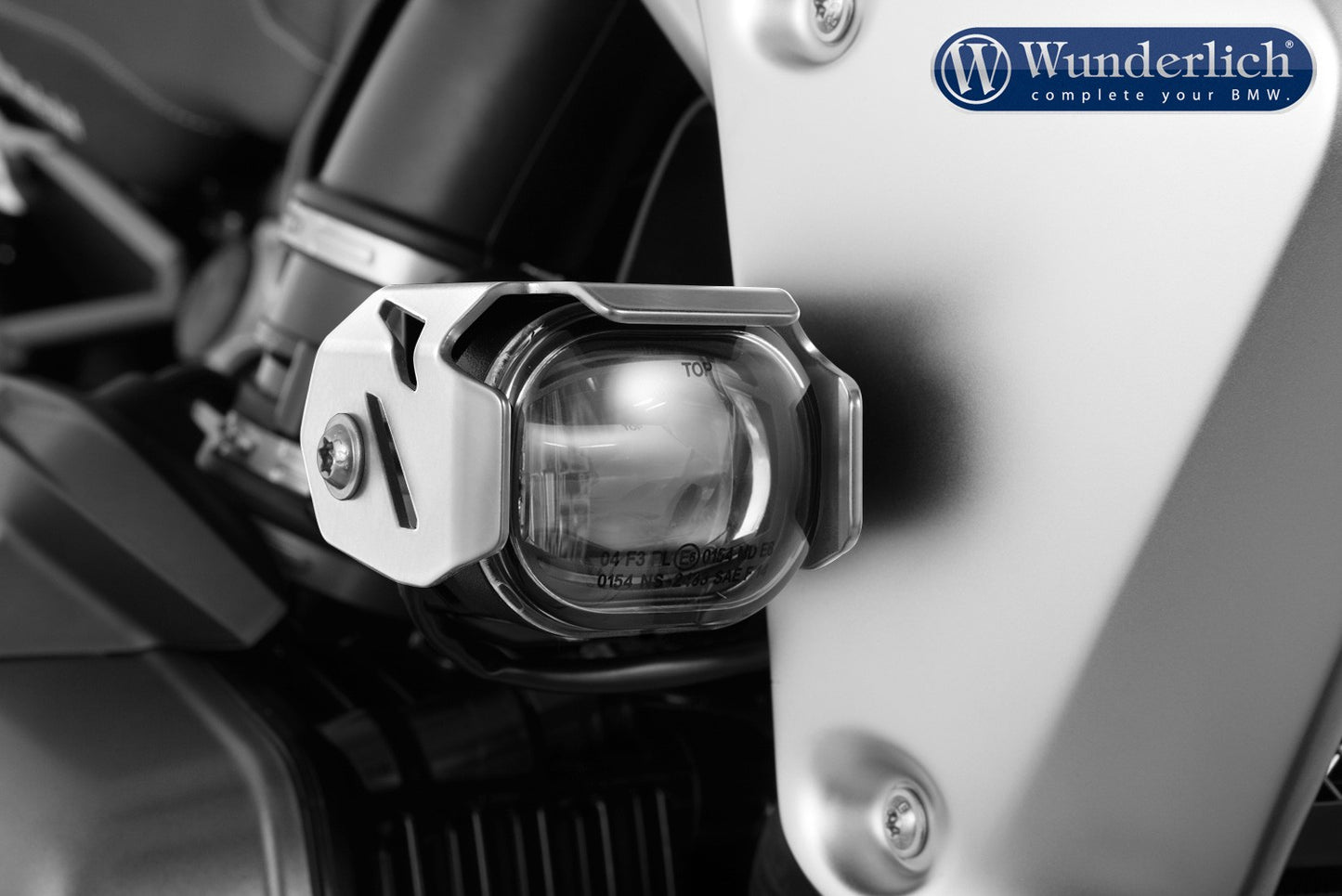 MICROFLOOTER LED auxiliary headlight - silver
