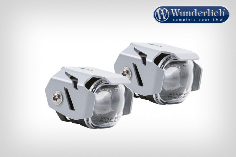 LED additional headlight for bracket / tube mounting - BLACK