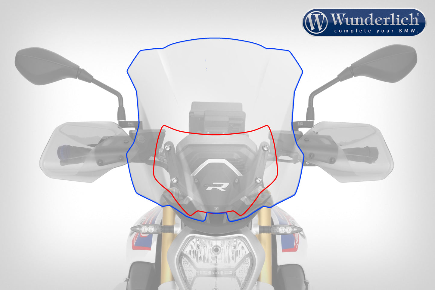 Wunderlich “MARATHON” windshield - high - clear