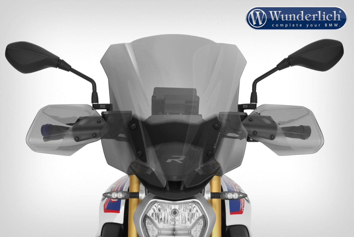 Wunderlich “MARATHON” windshield - high - smoked grey