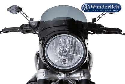 Wunderlich VINTAGE windshield for VINTAGE TT light screen - smoked grey
