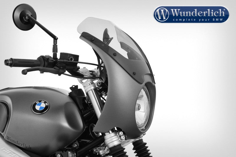 Wunderlich “Daytona” R nineT Scrambler cockpit fairing - Monolith metallic matt