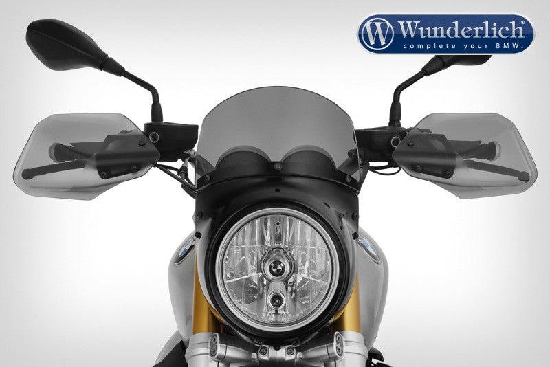 Wunderlich “VINTAGE TT” windshield for VINTAGE R nineT - Black Storm Metallic