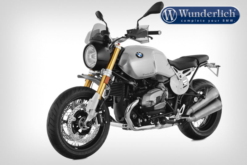 Wunderlich “VINTAGE TT” windshield for VINTAGE R nineT - Black Storm Metallic